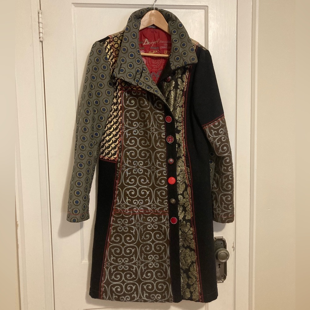 Unique and fun Desigual coat